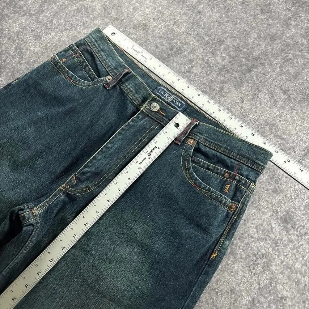Vintage Y2K U.S. Polo Assn Men’s 34x30 Baggy Jeans Embroidered Hip Hop